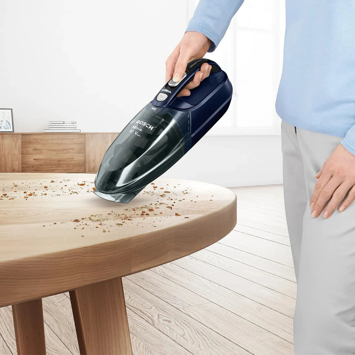 Máy hút bụi không dây cầm tay Đức BHN20L 20V công suát hút 45 phút hàng chính hãng