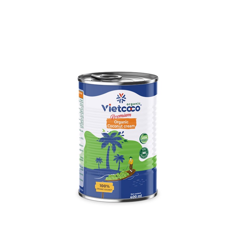 NƯỚC CỐT DỪA HỮU CƠ VIETCOCO 400ML