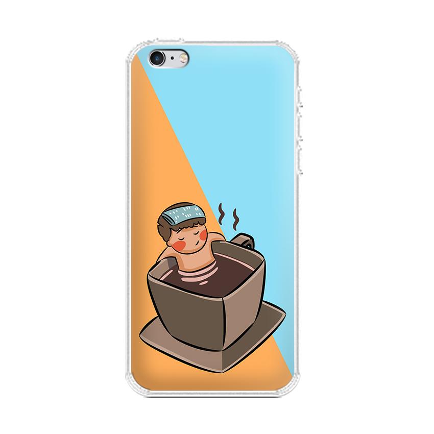 Ốp lưng dẻo cho điện thoại Iphone 6 plus - 01012 7896 RELAX02 - in hình chibi dễ thương - Hàng Chính Hãng