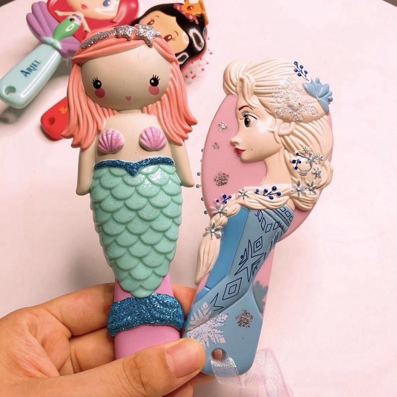 LƯỢC CHẢI TÓC DISNEY CÔNG CHÚA CHO BÉ (Hình Elsa /Hello Kitty/Thỏ Hồng/Thỏ TRắng)