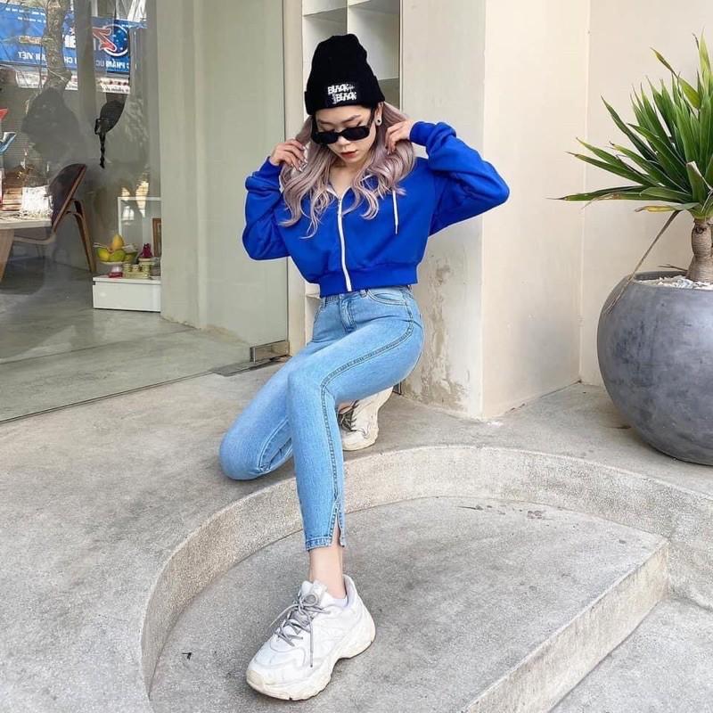 QUẦN SKINNY 9 TẤC XẺ LAI ĐỦ BA MAU