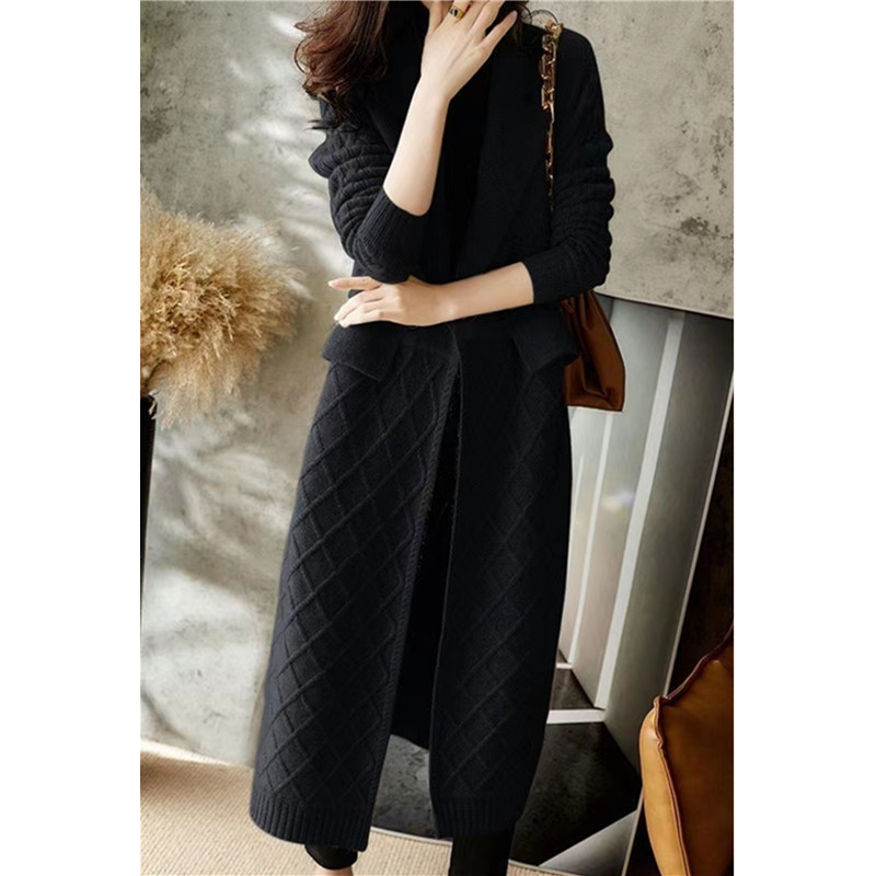 Áo Khoác Cardigan Dệt Kim Dài Phong Cách Hàn Quốc Cho Nữ AL111 - Hàng Quảng Châu Cao Cấp