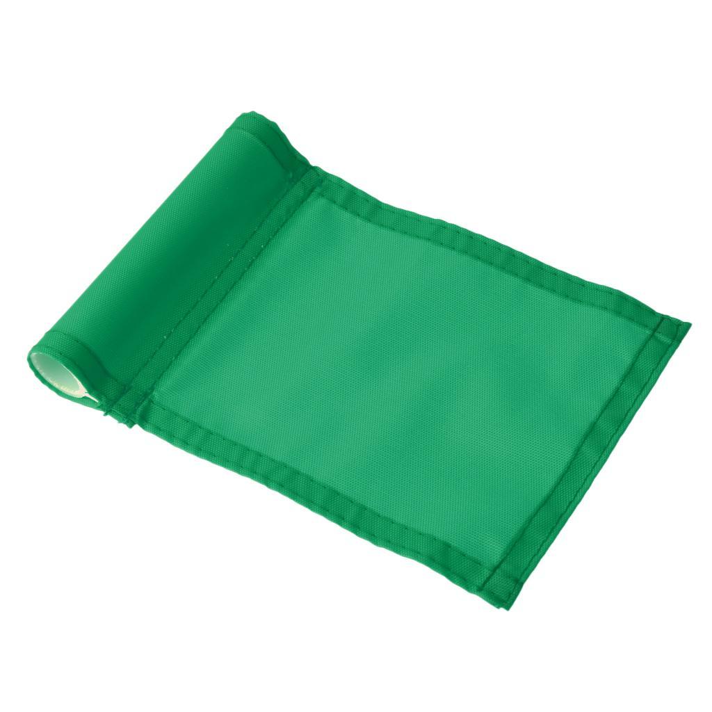 3Pcs Practice Golf Hole Pole Cup Flag,Outdoor Garden Golf Sports Training Aid,Backyard Putting Green Flag Replacement - Green