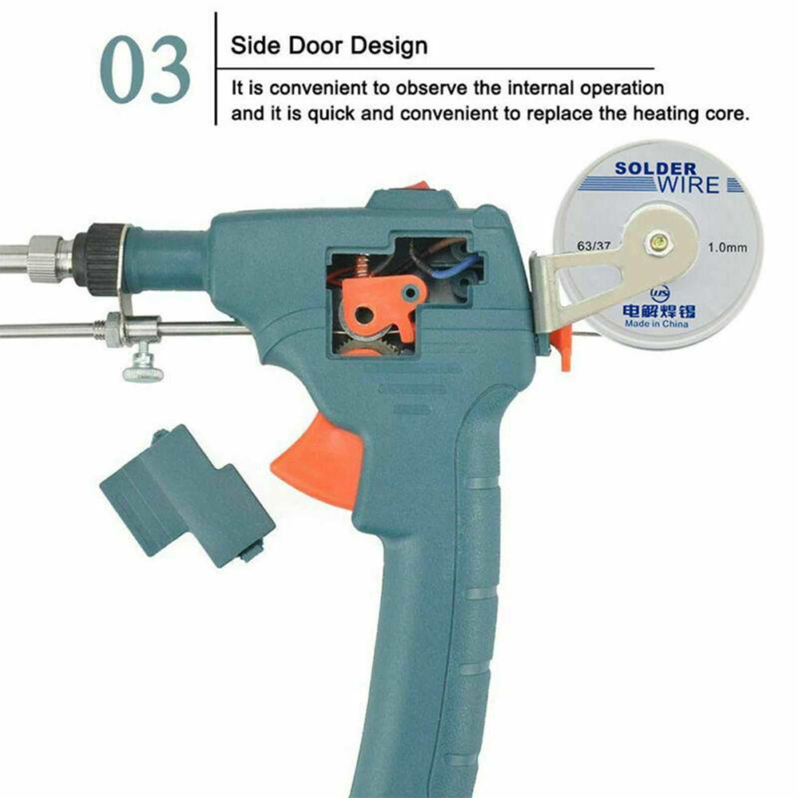 Auto Welding Electric Soldering Iron Temperature Solder Tool Kit 110v