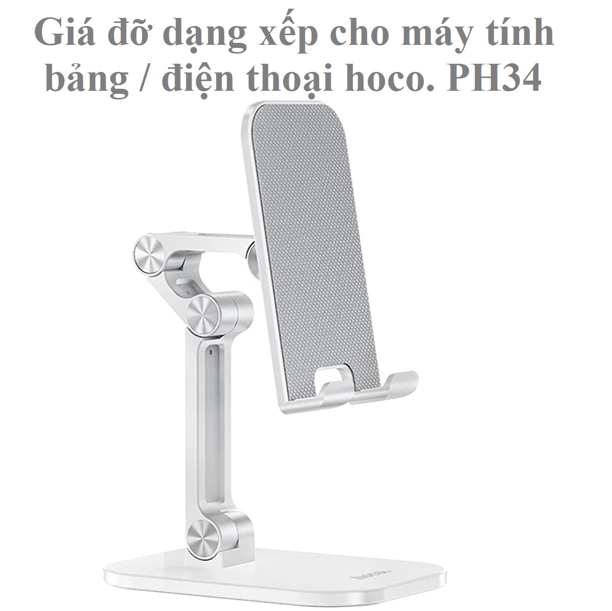 Giá đỡ dạng xếp cho máy tính bảng / điện thoại hoco PH34 _ Hàng chính hãng