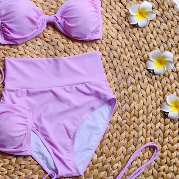 Bikini, Đồ Bơi Hai Mảnh (HNH) Tím Secxy KG069069