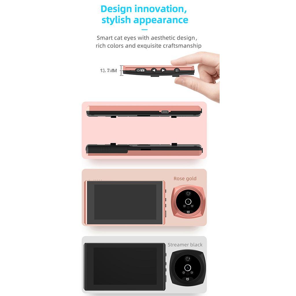 Door Peephole Viewer  Night  with Chime for Office