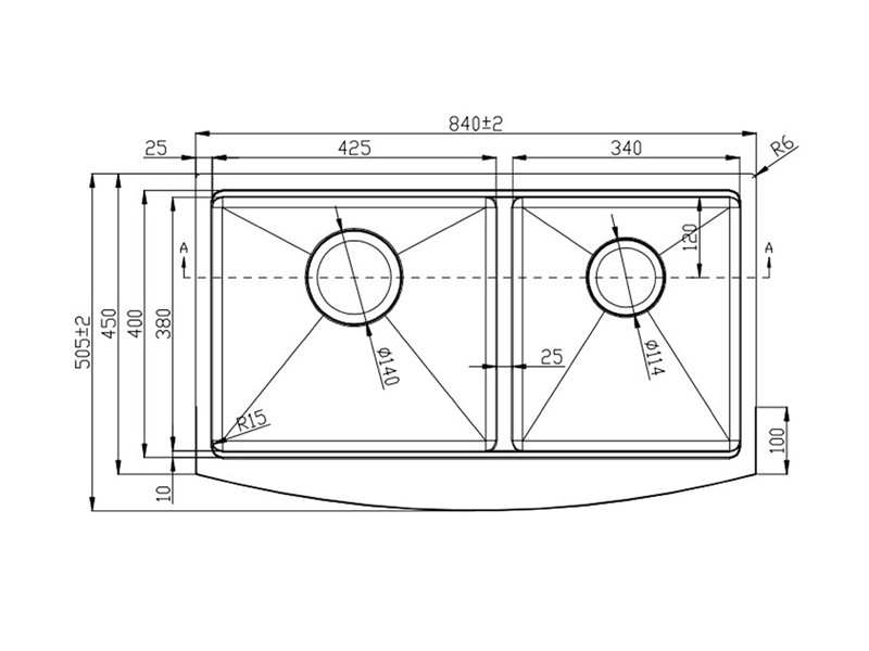 Chậu rửa Konox KN8450DA