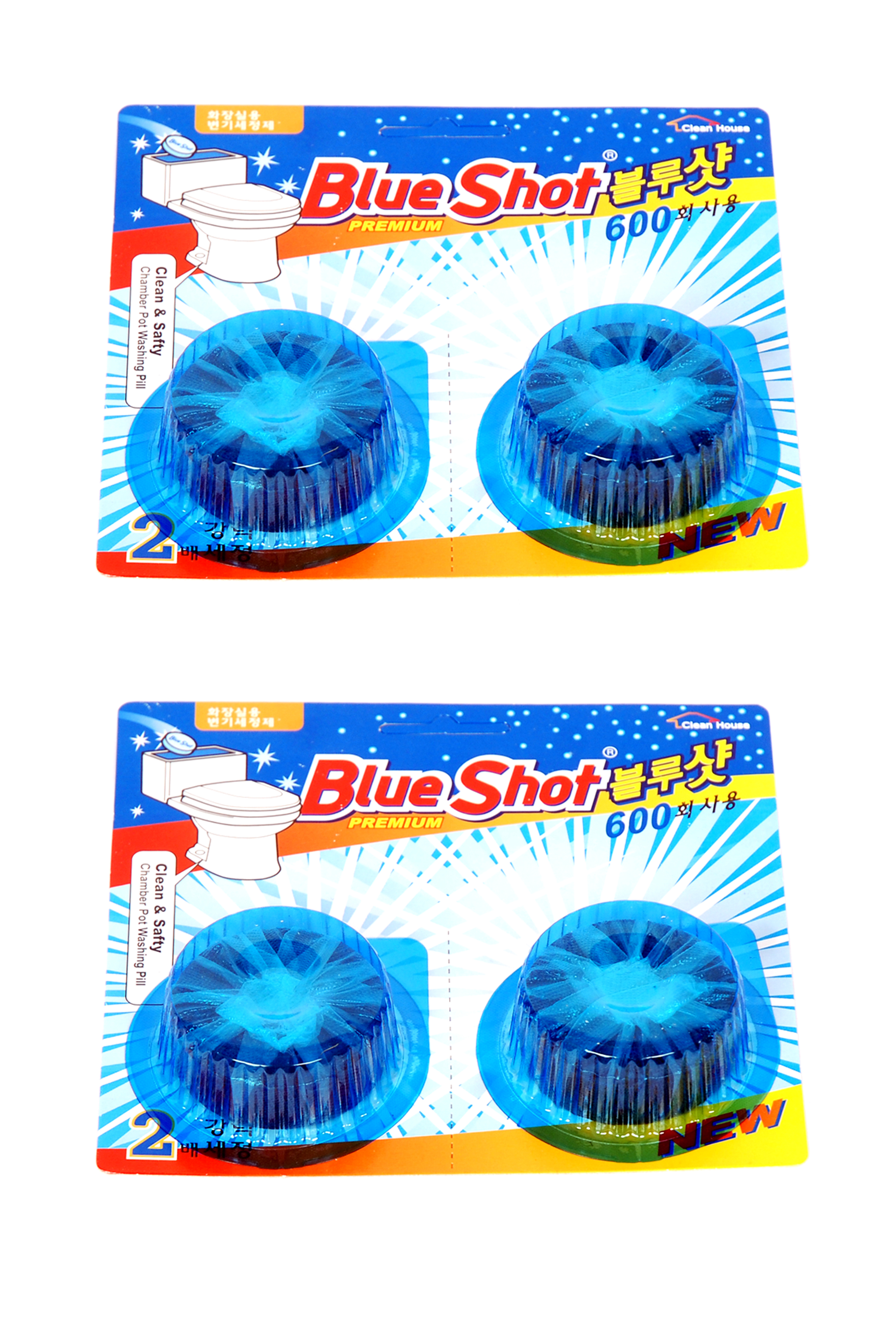 Mua combo 10 vỉ + Tặng thêm 2 vỉ vệ sinh bồn cầu cao cấp Hàn Quốc BlueShot (sử dụng được gần 2 năm) - Hàng chính hãng