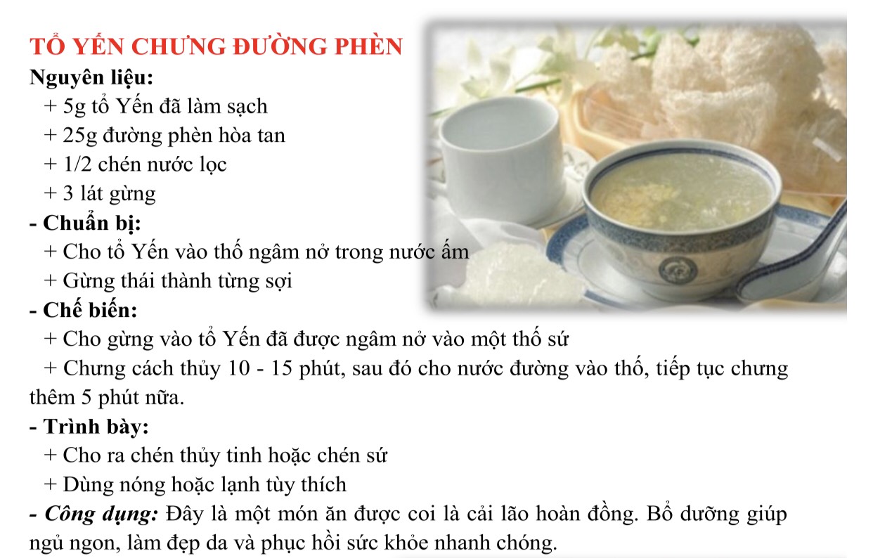 Yến Nuôi Nhà - Bồi Bổ Sức Khỏe - Tăng Sức Đề Kháng - Đẹp Da - Bổ Phế Yến Sào Trang BirdNest