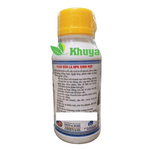 Phân bón lá sinh học Growmore Terra Sorb 4 Root chai 100ml Siêu Ra Rễ