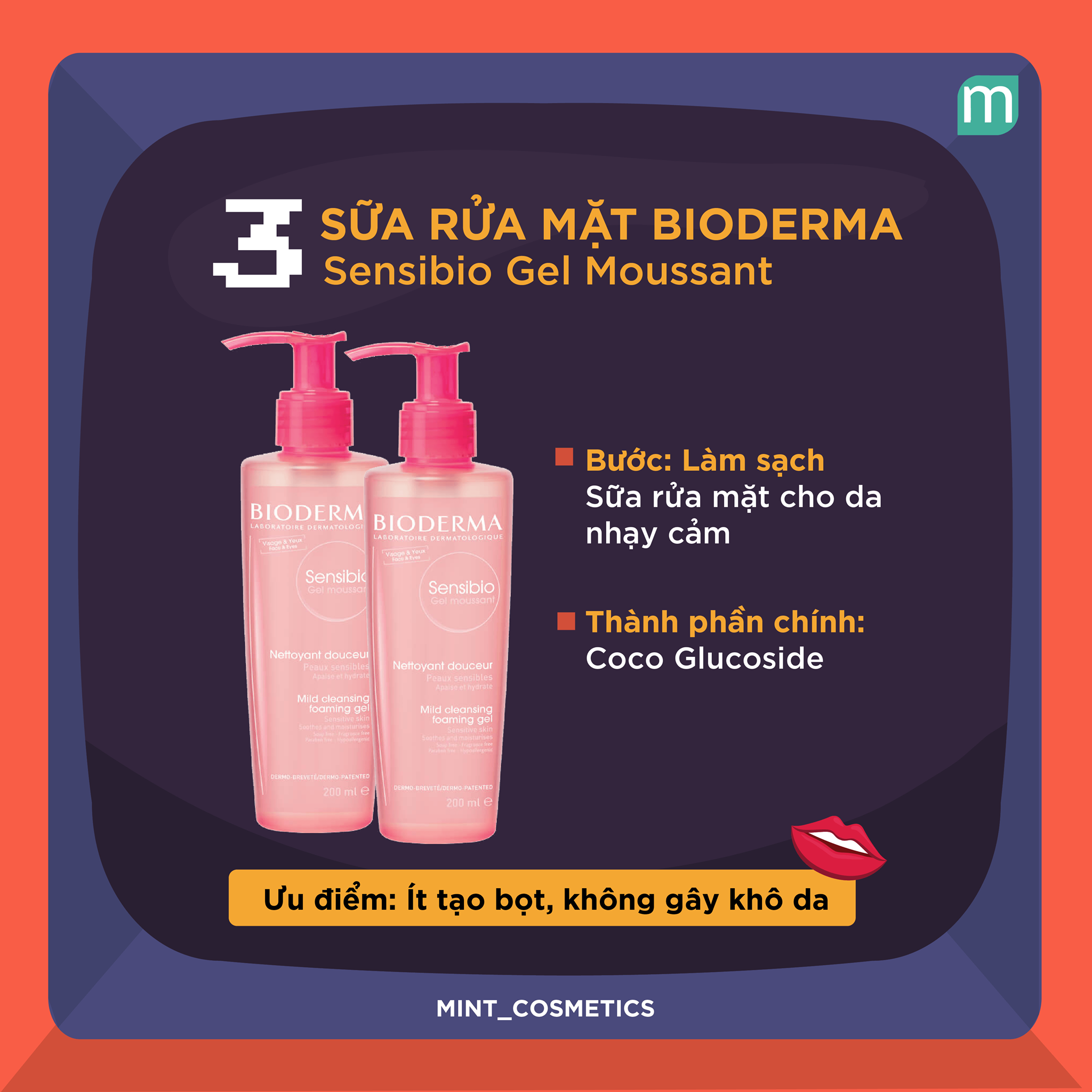 Sữa Rửa Mặt Bioderma Sensibio Gel Moussant 200ml