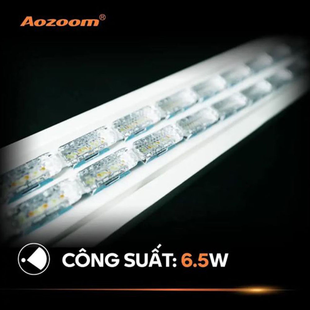 LED Mí Hạt Chạy DAYLIGHT AOZOOM Thủy Tinh Chính Hãng , LED Mí Viền Đèn Xe Aozoom Cao Cấp , Loại Lắp Trong Đèn