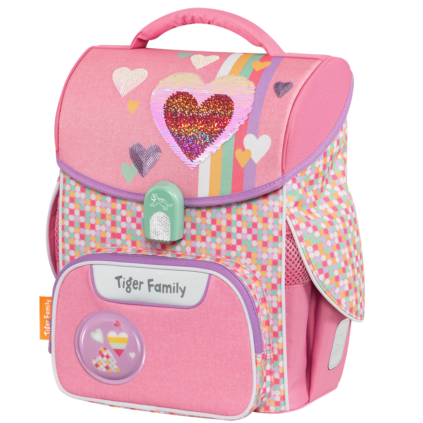 Ba Lô Chống Gù Jolly Schoolbag Pro 2S - Pink Amour - Sequins - Tiger Family TGJL-018A(3)