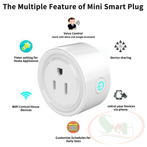 Hẹn giờ wifi Timer Mini Smart Socket 10A 2200W ổ cắm tự động tắt mở thông minh từ xa