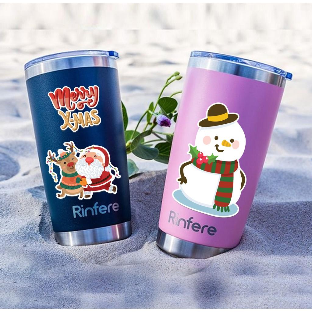 Sticker Trang Trí Noel Mã 01 - Sticker Dán Mũ Bảo Hiểm , Hình Dán Trang Trí Laptop , Điện Thoại Chất Liệu Chống Nước