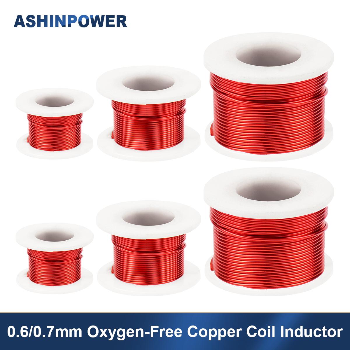 1 Cuộn Dây Cuộn Cảm 0.7Mm 0.1-2.0MH DIY Loa Đeo Chéo Cuộn Cảm Cuộn Dây Đồng Không Oxy Bộ Phân Tần Không Khí lõi Rỗng Màu Sắc: 0.7Mm 2.0MH