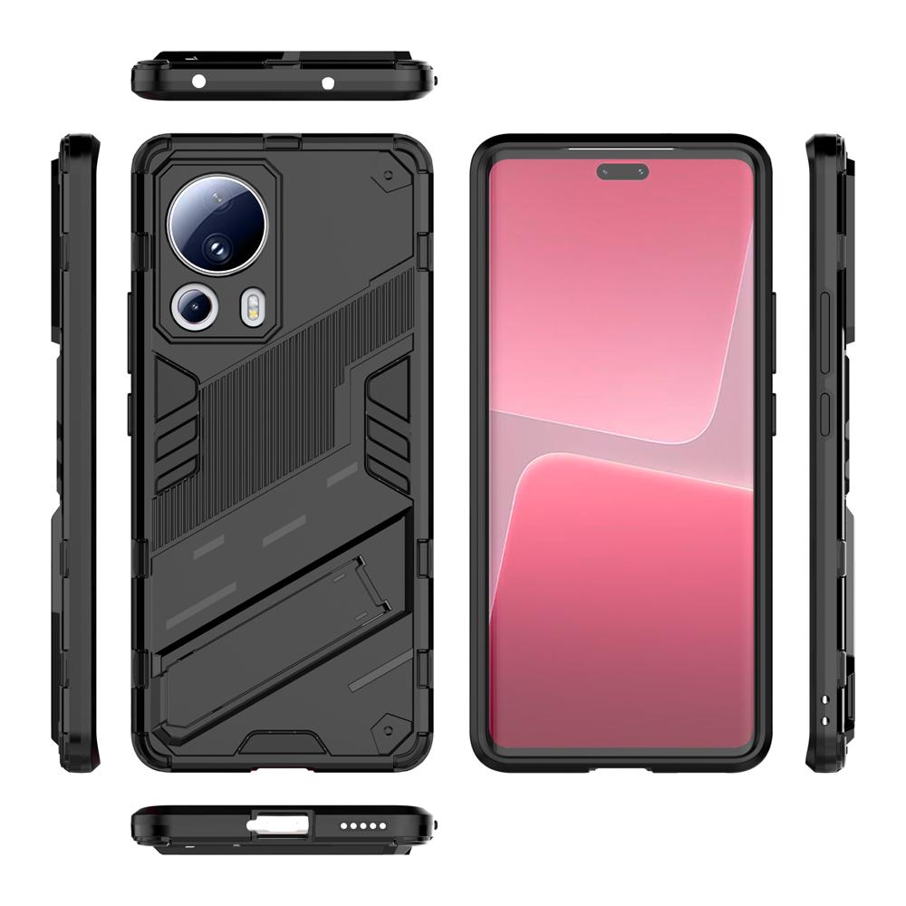 Ốp lưng cho Xiaomi 13 Lite/Civi 2, Ốp chống sốc Iron Man PUNK cao cấp kèm giá đỡ cho Xiaomi 13 Lite/Civi 2