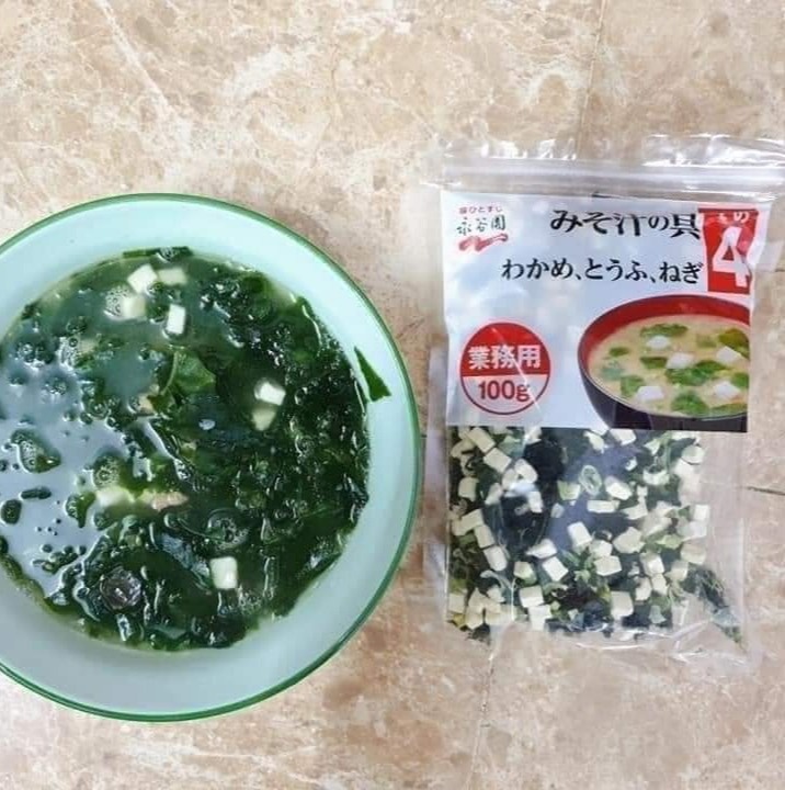 Rong biển đậu phụ wakame khô gói 100g - Nội địa Nhật Bản