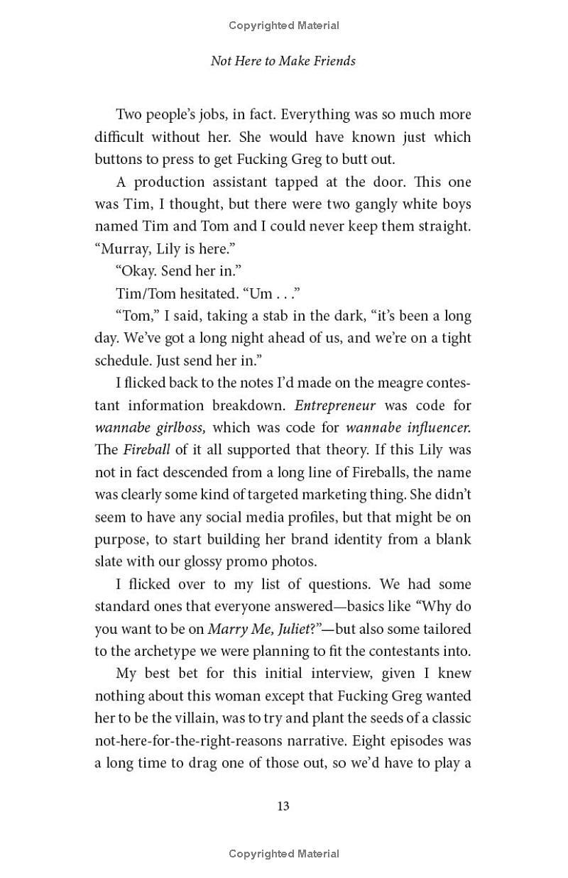 Sách ngoại văn: Not Here To Make Friends