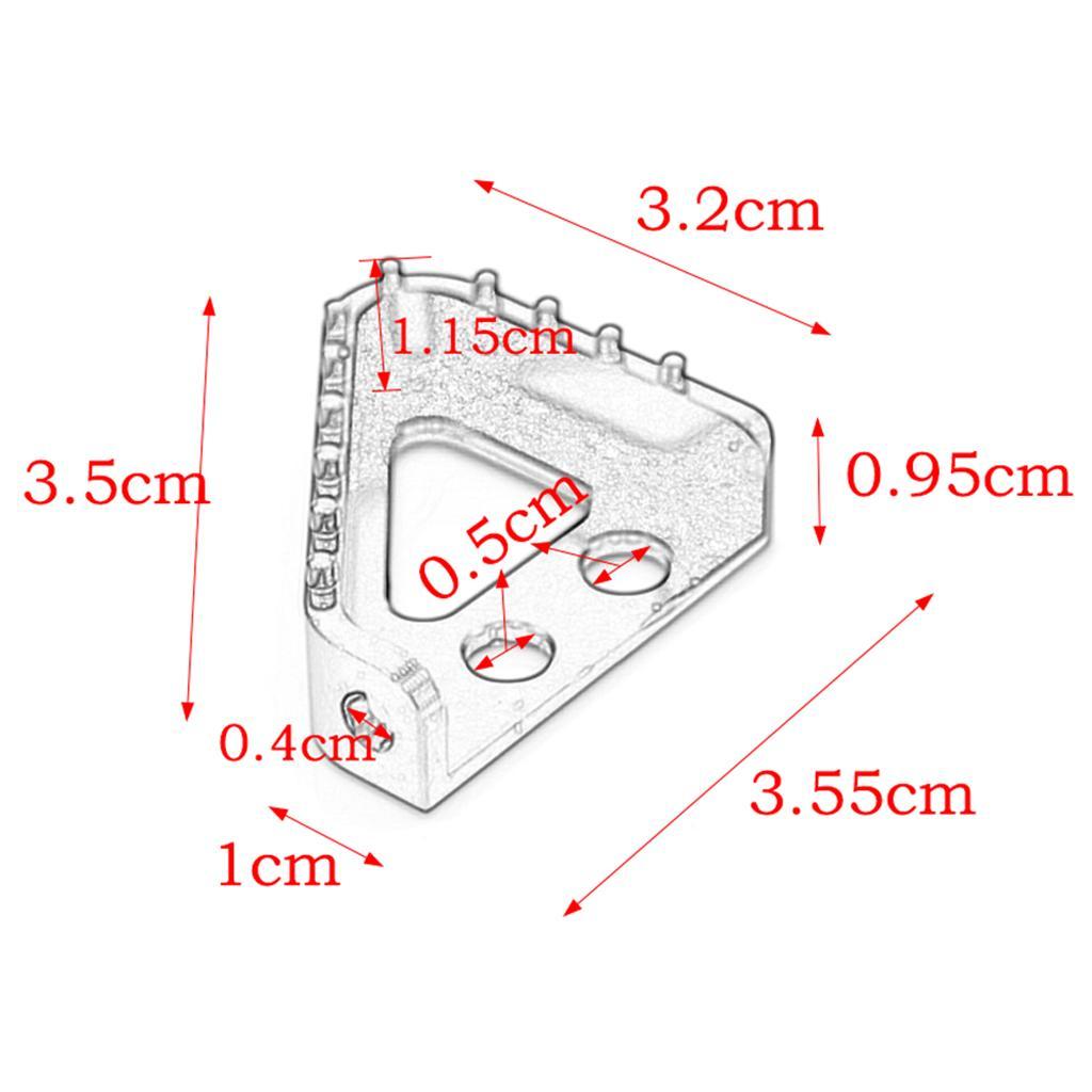 Motorcycle Foot Pedal Pegs With Mounting Parts For RC 125/200/390