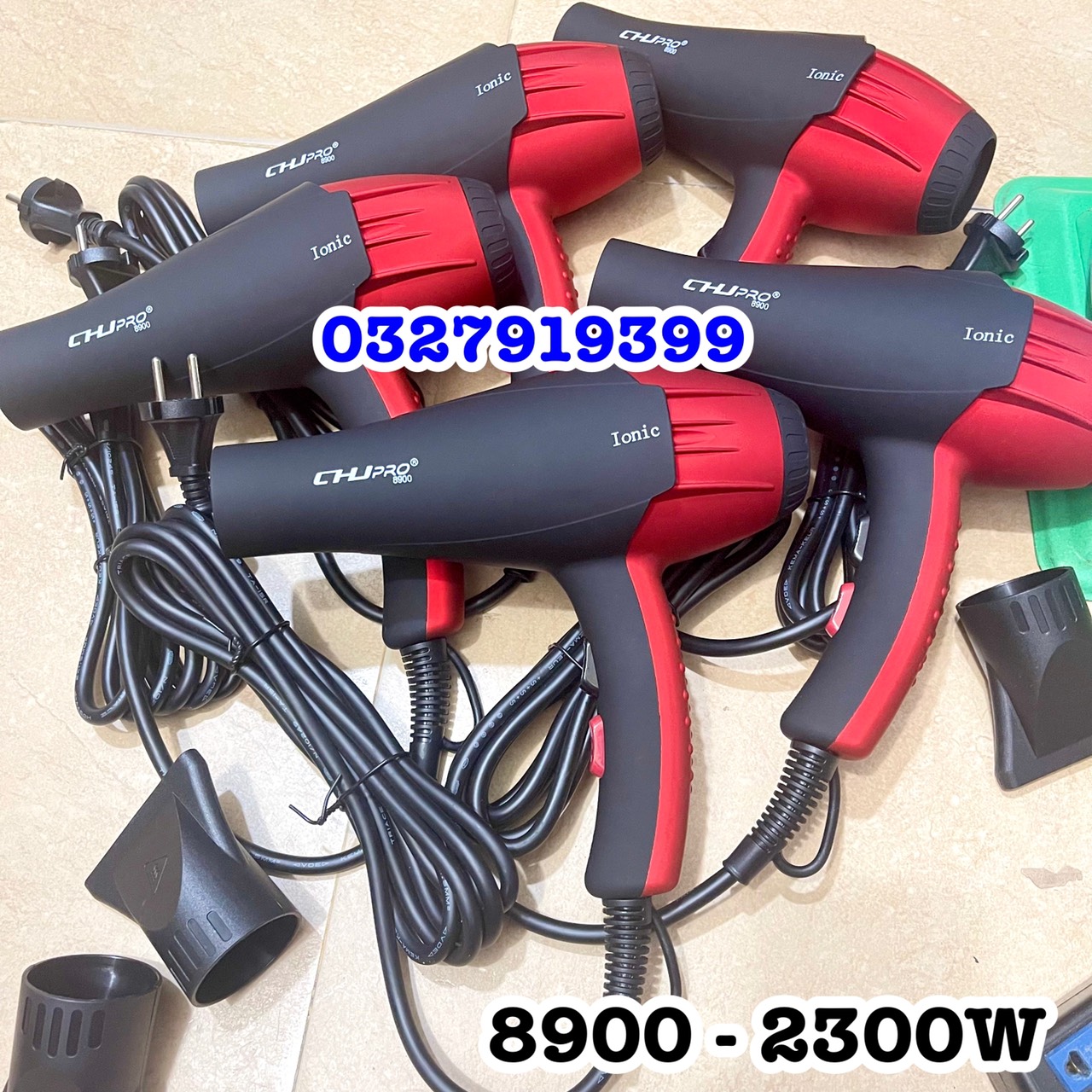 Máy sấy tóc chuyên salon CHJ PRO 8900 công suất lớn 2400W