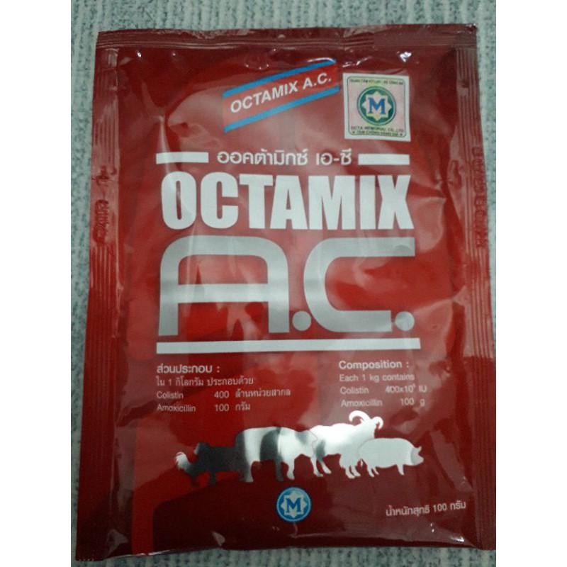 Octamix Ac Thái Lan 100g. hô hấp, tiêu hóa gia súc, gia cầm