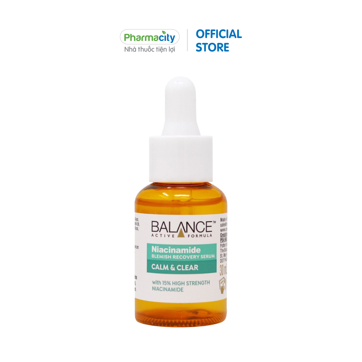 Serum kháng mụn mờ thâm Balance Active Formula Niacinamide 15%