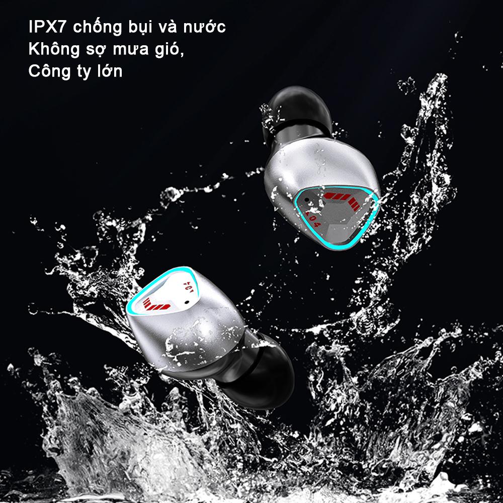 Tai nghe Bluetooth không dây GoojodoqTWS 5.3 Chống ồn Micro kép Màn hình kỹ thuật số chống nước có bảo hành