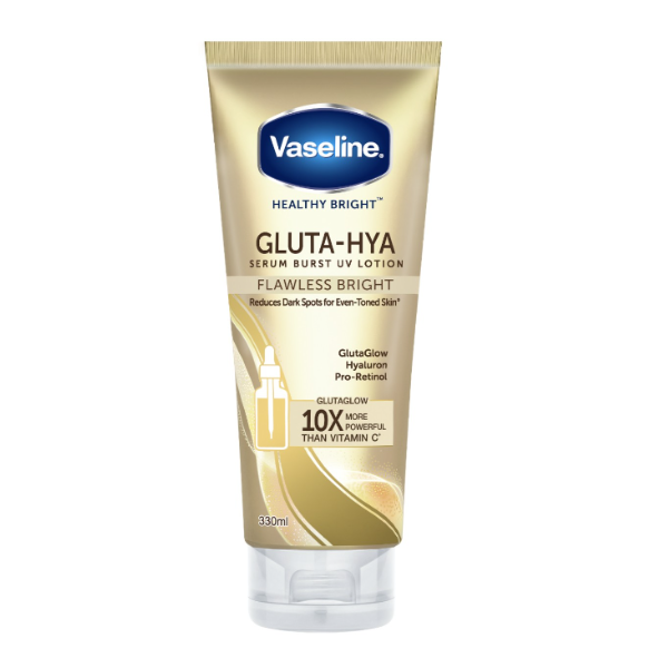 Sữa dưỡng thể Vaseline Gluta-Hya Dưỡng Da Sáng Mịn Sau 7 Ngày Bảo vệ, dưỡng sáng mịn 330 ML