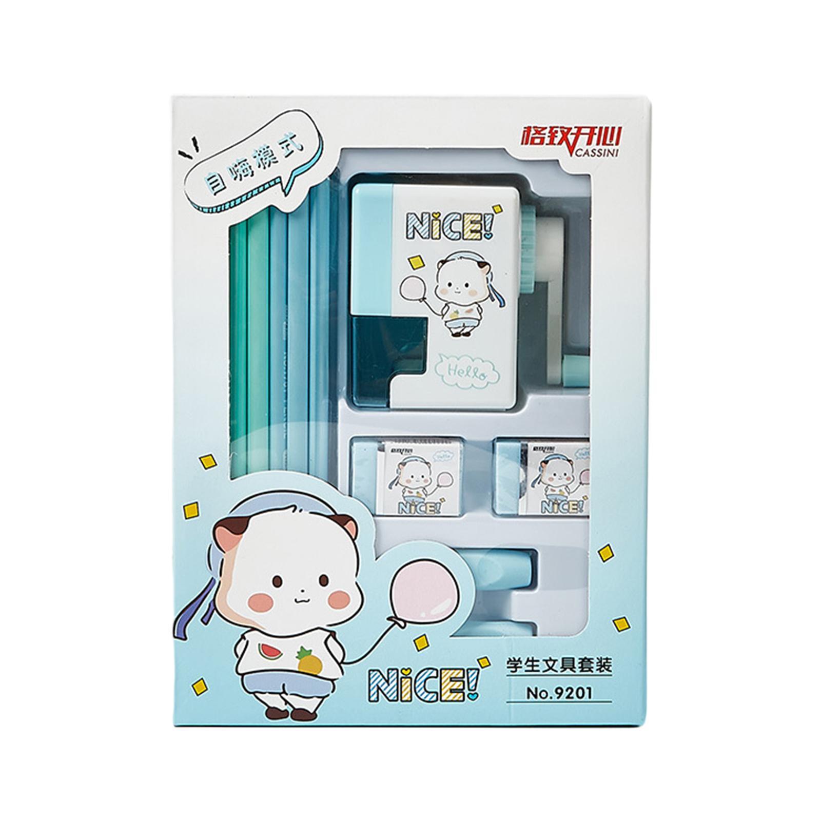 School Stationary Set Gifts for Kids Cute Back to School Supplies 12 Pencils