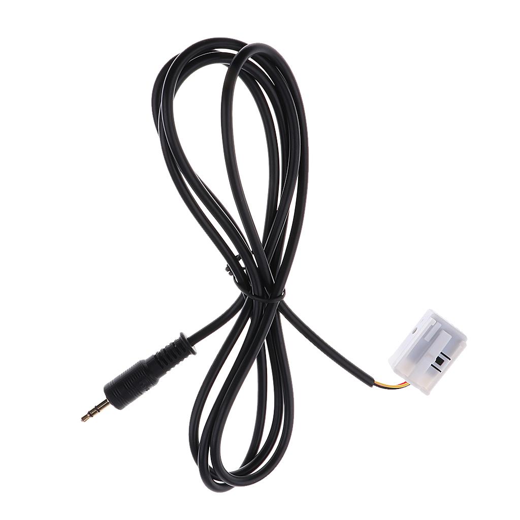 High Quality Car 3.5mm AUX Audio Input Adapter Cable Connector