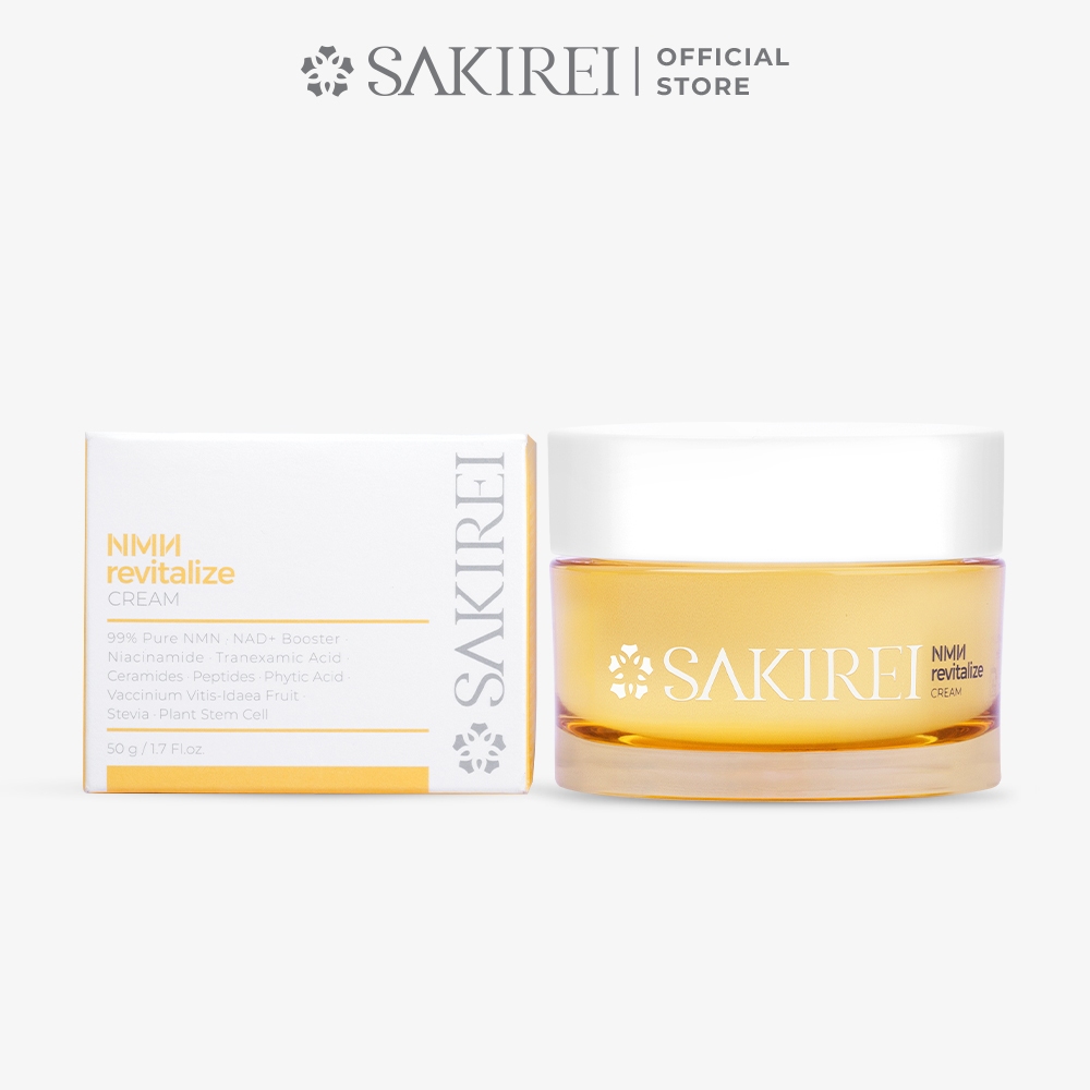 Kem dưỡng ẩm, làm sáng mịn và phục hồi da Sakirei NMN Revitalize Cream 50g