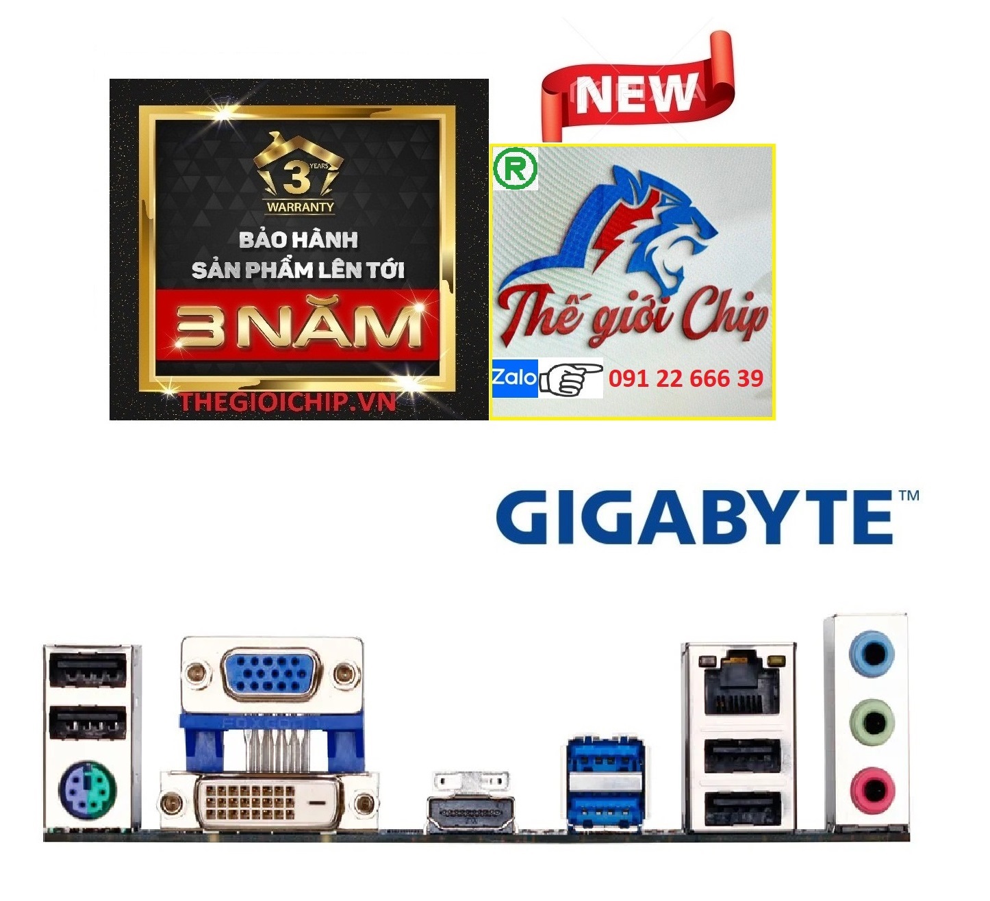 Bo Mạch Chủ (Mainboard) Gigabyte GA Z77M-D3H (HÀNG CHÍNH HÃNG)