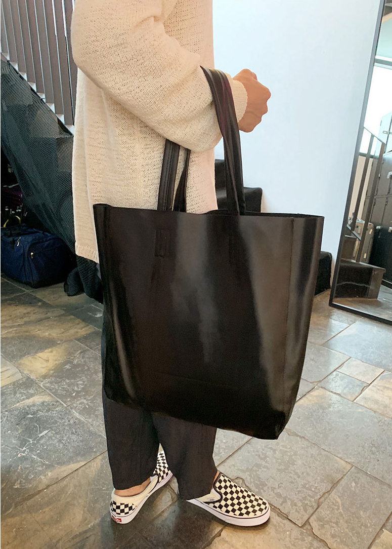 Túi Tote Nam Nữ da bò totte cầm tay dây đeo chéo giỏ đen nâu ghi đeo vai thời trang cặp unisex Hàn Quốc đựng laptop