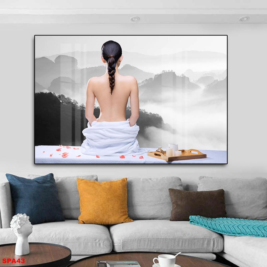 Trang Tráng Gương 3D Trang Trí Nội Thất SPA Dưỡng Sinh, Chăm Sóc Da, Thẩm Mỹ Viện, Đông Y Sang Trọng và Hiện Đại TCD07