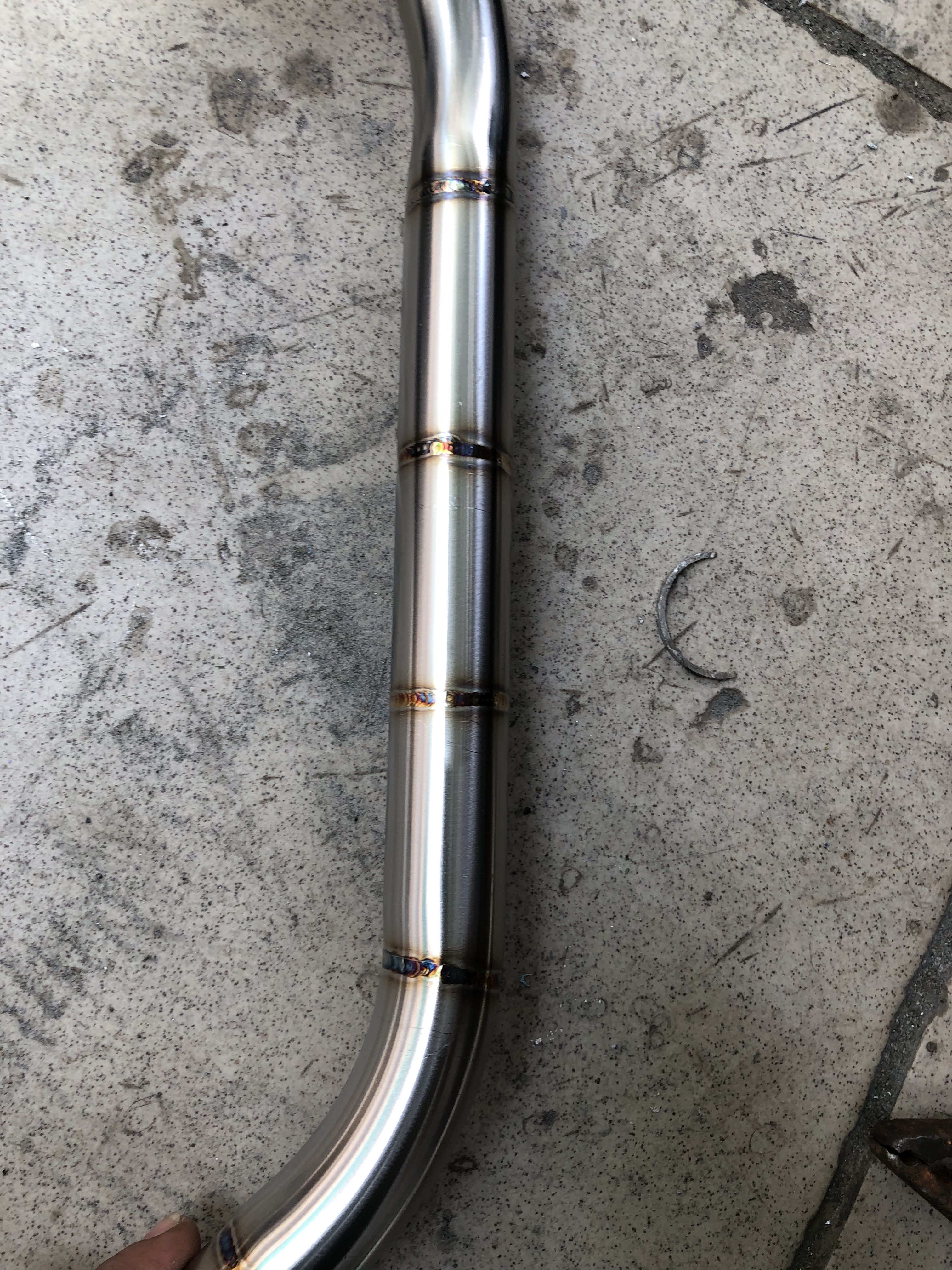 Cổ pô inox 304 khắc sâu gắn pô z.in cho VARIO / SHVN / AB 125 /PCX / SH MODE