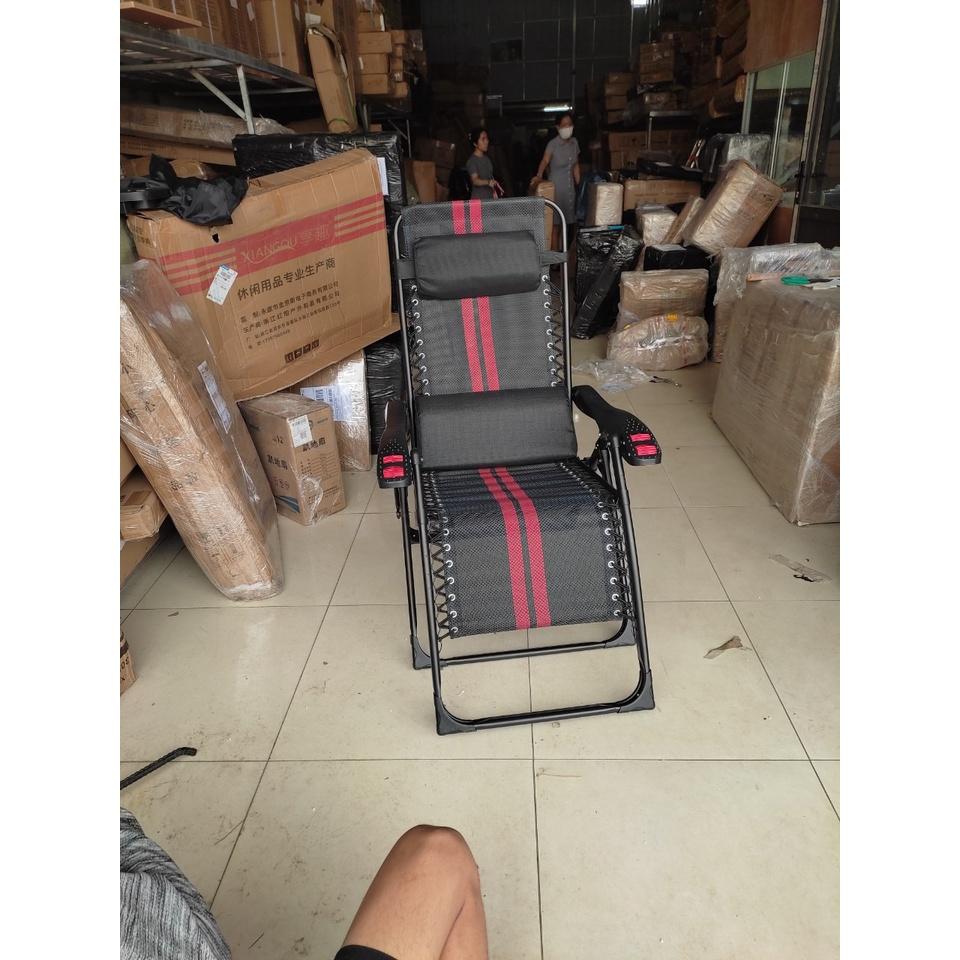Ghế xếp OYJ-0035 cao cấp massa tay, ngăn đồ - Ghế thư giãn