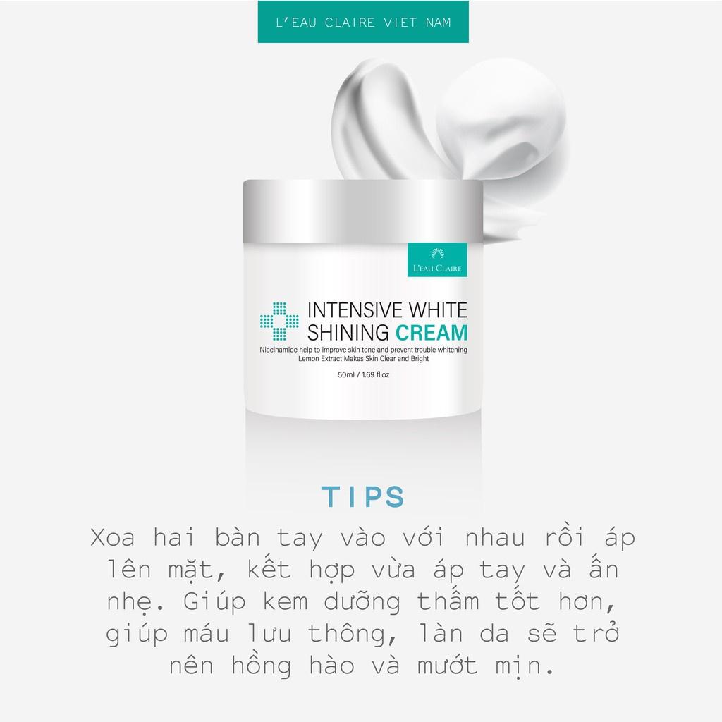 Kem dưỡng da căng bóng chuyên sâu Intensive White Shining Cream dưỡng da mịn màng