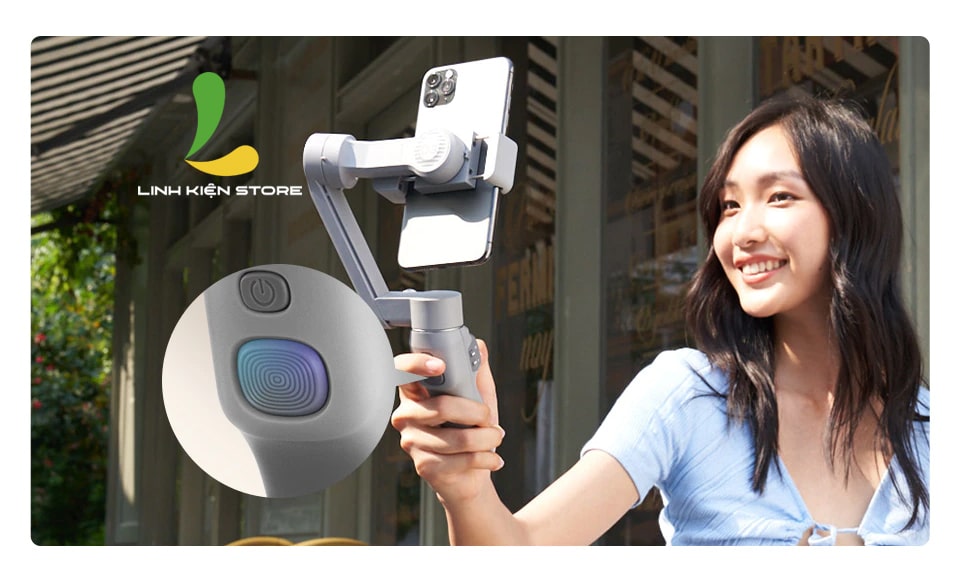 Tay cầm chống rung điện thoại Gimbal Zhiyun Smooth Q3 -  Gimbal 3 trục, thời lượng pin 10 giờ - Hàng chính hãng