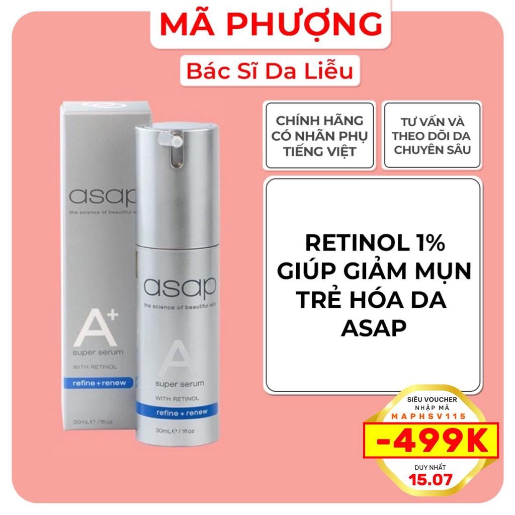 Kem bôi giảm mụn ngừa lão hoá RETINOL 1% A+ ASAP