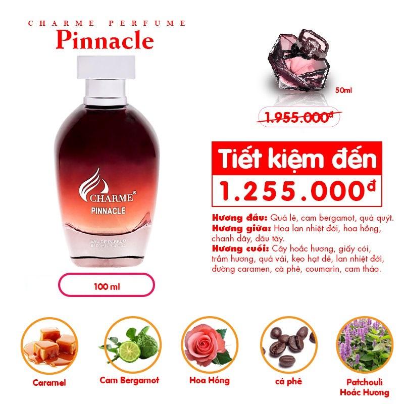 Nước hoa nữ quyến rũ, Charme Pinnacle, gợi cảm và sang chảnh, cho những nàng cá tính, 100ml