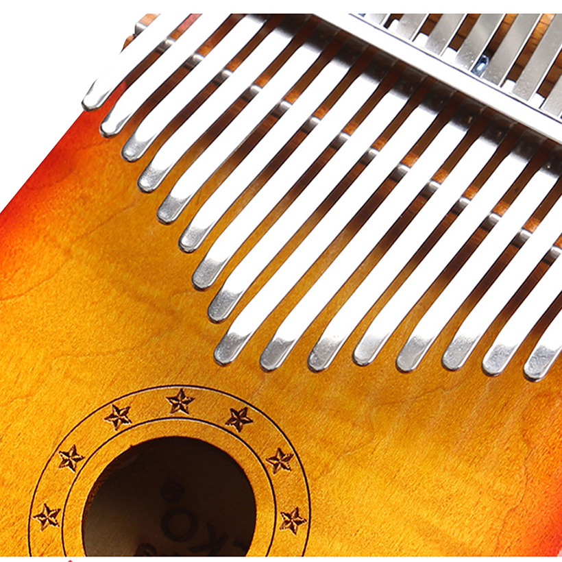 Đàn Kalimba Gecko 17 Phím Gỗ Phong Vân Hổ MC-S Tặng Kèm Khóa Học Miễn Phí