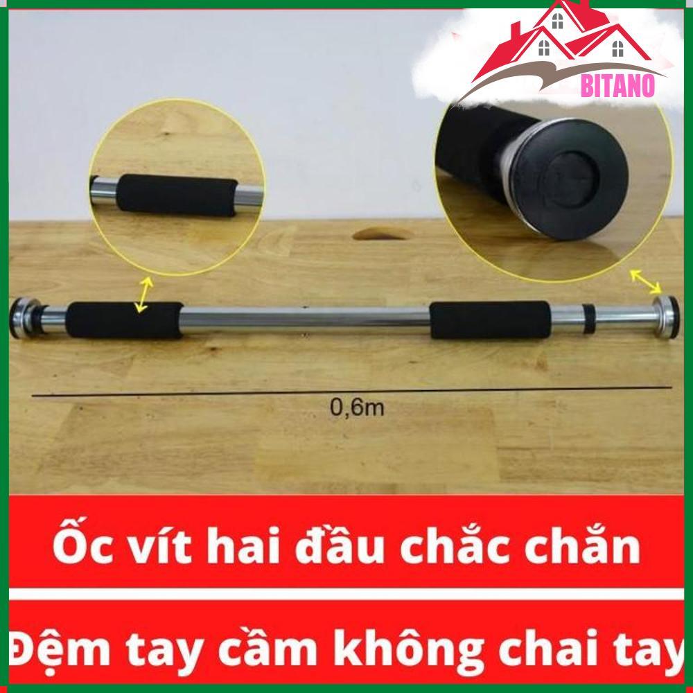 Xà Đơn BITANO Đa Năng Gắn Cửa Treo Tường Loại 60 - 100Cm Tập Thể Hình, Thể Dục Tại Nhà