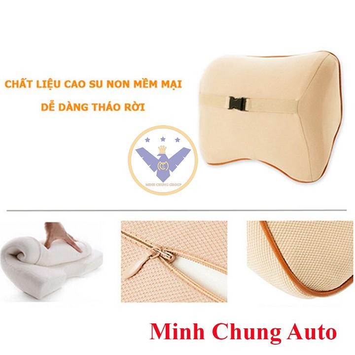 Gối Tựa Đầu , Tựa Lưng Ghế Ô Tô Cao Su Non và Nỉ