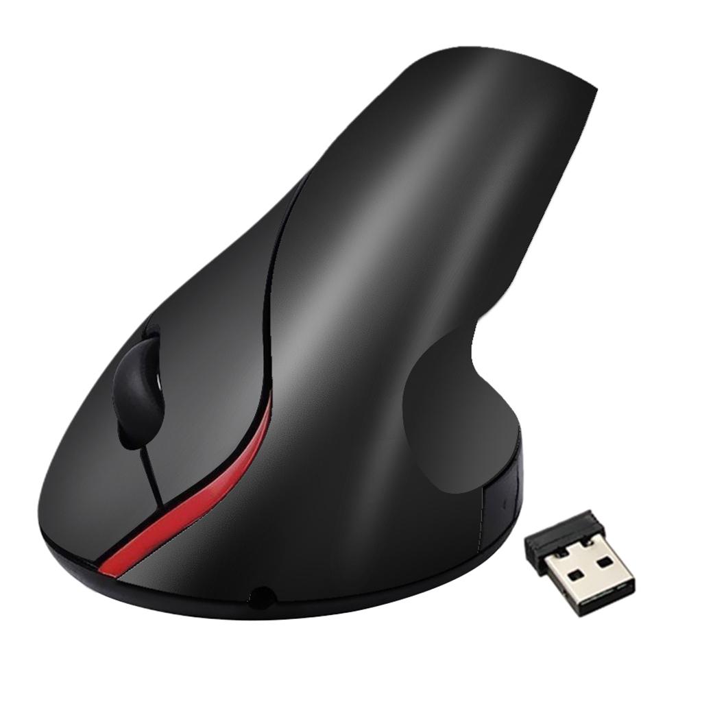 2.4GHz Wireless Vertical Mouse 2400DPI USB Receiver