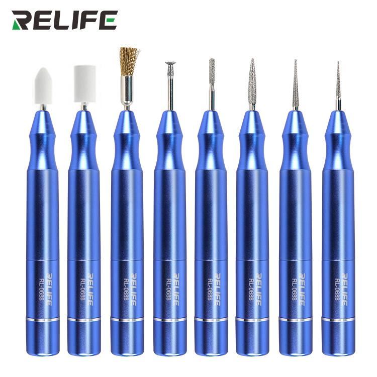 Bộ máy mài RELIFE RL-068B (kèm 8 đầu)