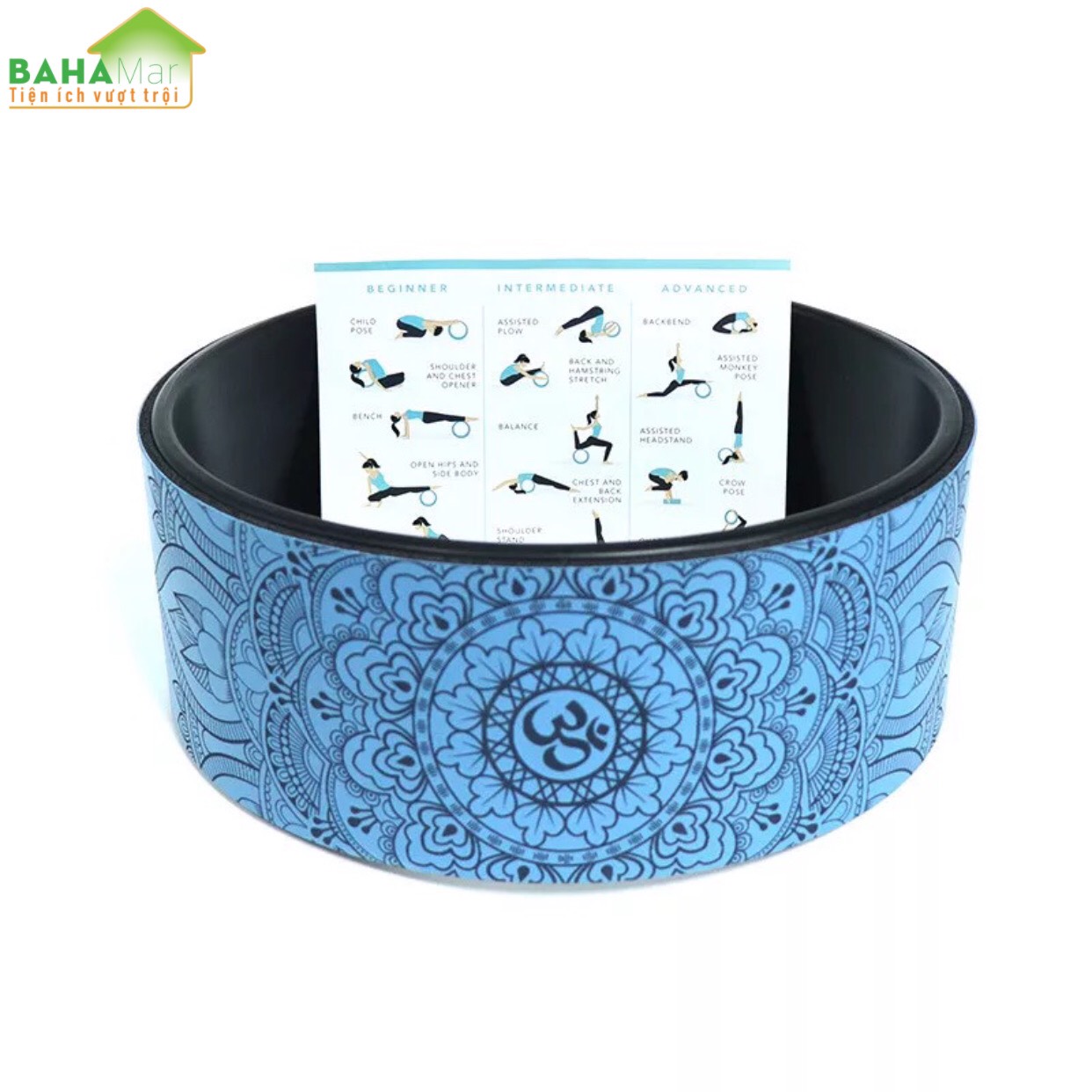 BÁNH XE YOGA - DỤNG CỤ TẬP HỖ TRỢ CÁC TƯ THẾ YOGA GIẢM ĐAU VÀ GIẢM EO "BAHAMAR" Hỗ trợ tập các tư thế Yoga trải dài và uốn, cải thiện linh hoạt và cân bằng và làm giảm căng thẳng.