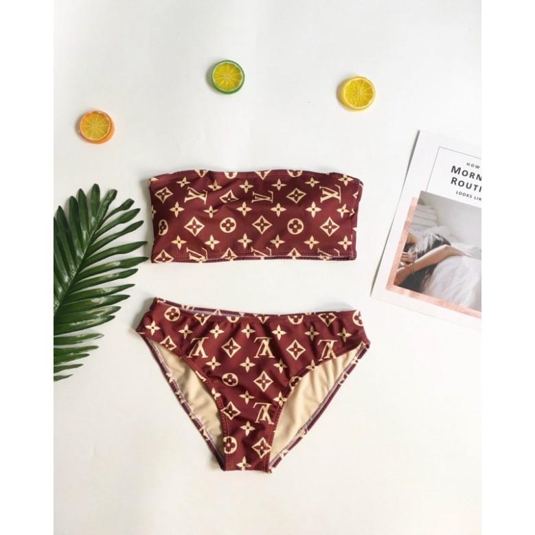 Bikini áo ống dạ quang (hình thật)