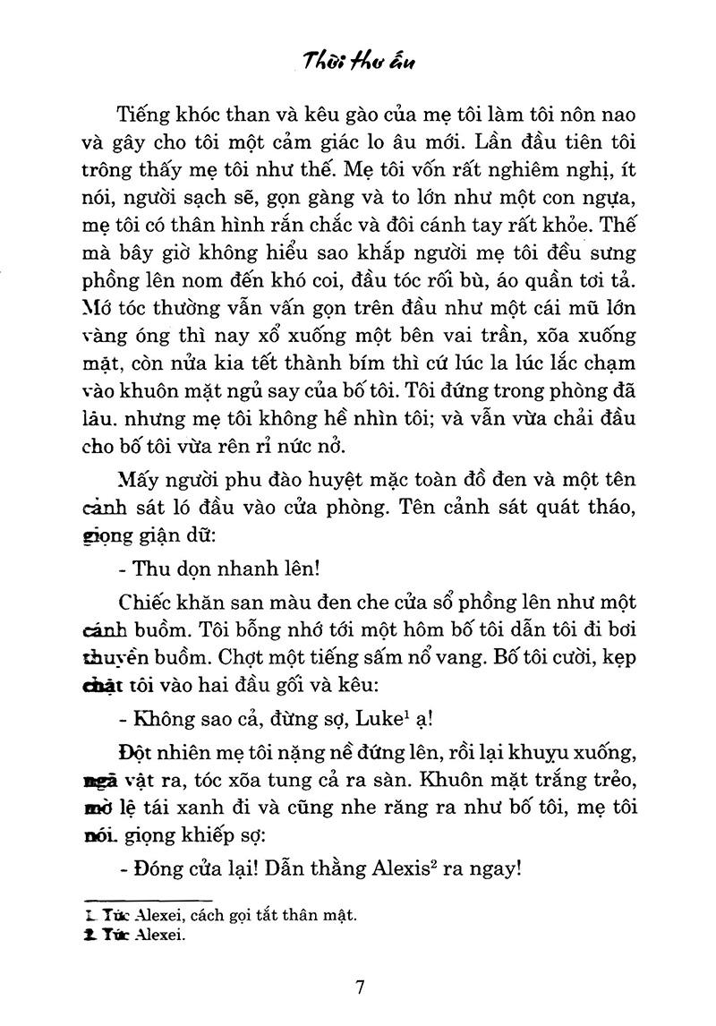 Sách Thời Thơ Ấu (Tái Bản)
